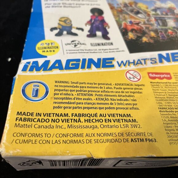 Imaginext Minions The Rise Of Gru Stuart& Belle Bottom Figurines 2019 New Sealed - Picture 4 of 9